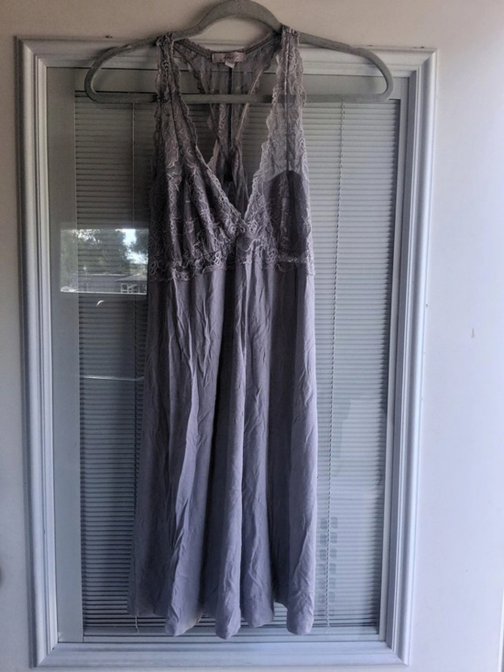 Fleurt Lace Pajama in Grey Size Small Used